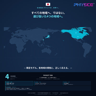 PHYSCE(ﾌｧｲｽ) 35W GaN急速充電器 USB-C×2 PD対応 2台同時でも最大43%速い ポート独立給電 360°RGBライト 折りたたみ式プラグ PSE技術基準適合 iPhone 17/16/15 iPad MacBook Air Galaxy対応