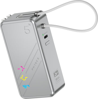 RGBエコ3-in-1モバイルバッテリー5K(4970mAh)