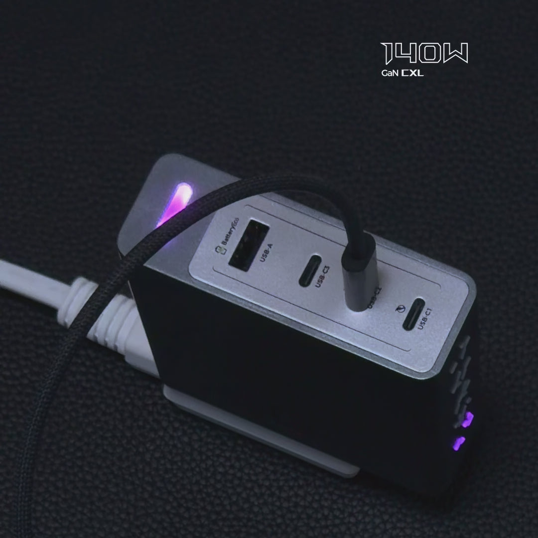 PHYSCE®RGB ECO 急速充電器 140W